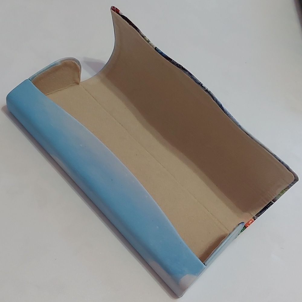 Summer Vibes Bright Print Cottage Core Eyeglasses Case - Picture 7 of 11